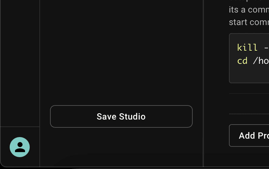 Save studio